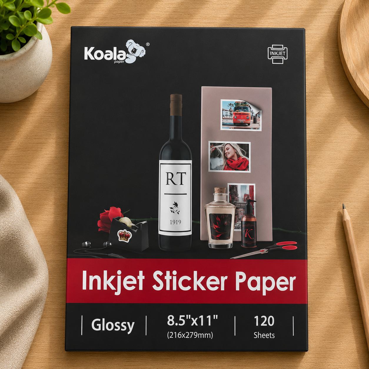 Koala Glossy Inkjet Sticker Paper