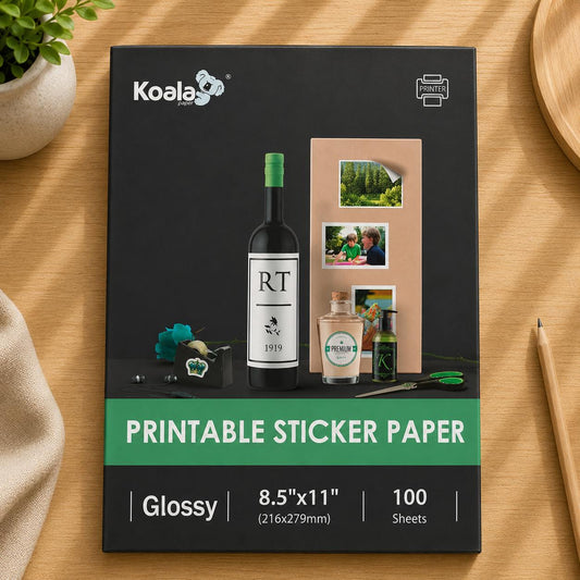 Koala Glossy Printable Sticker Paper