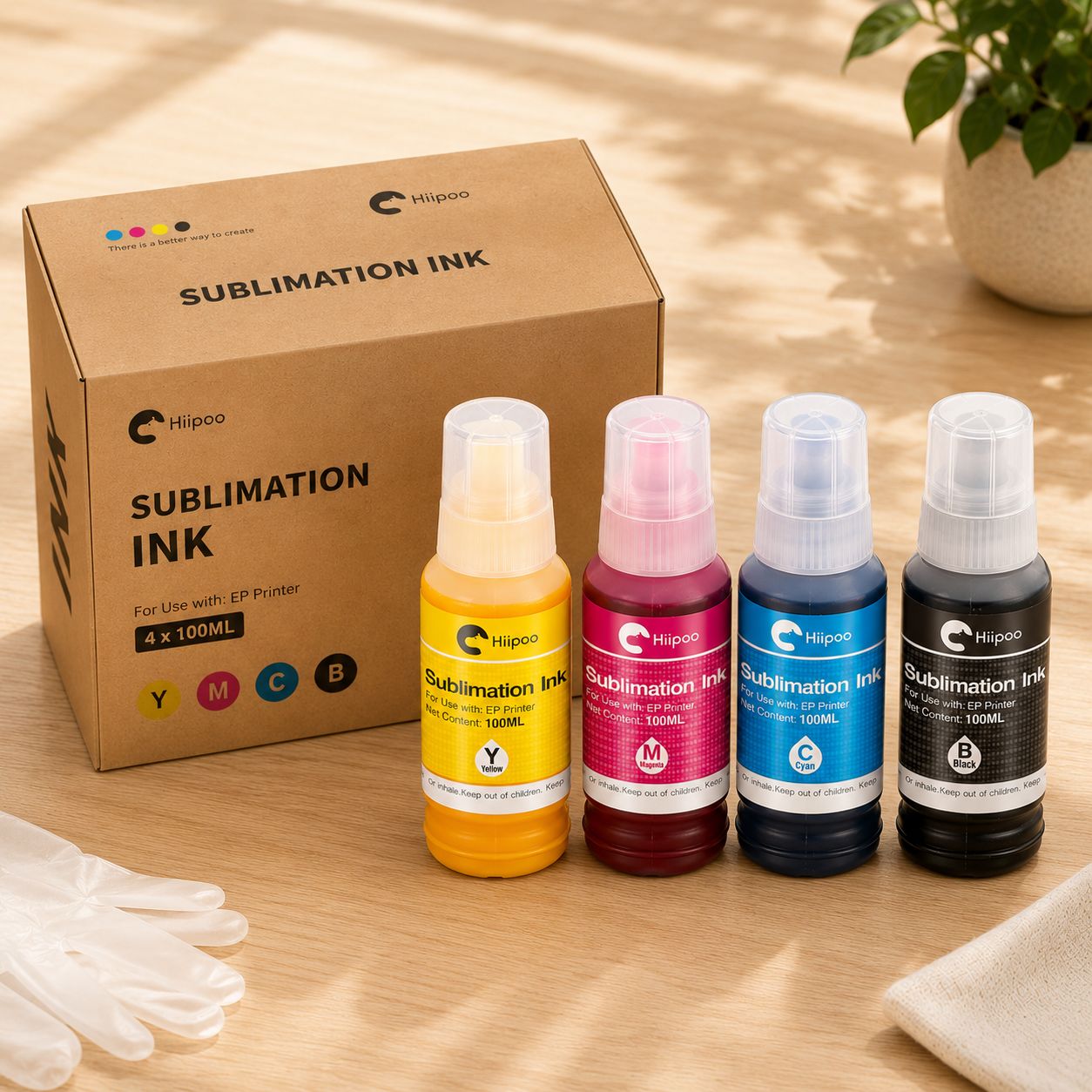 Hiipoo Sublimation Ink Refill Kit