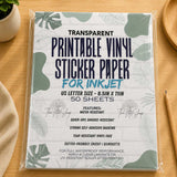 Printable Vinyl Sticker Paper